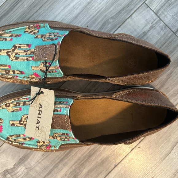 Ariat Womens Cruiser Metallic Bronze/Leopard Cactus - Picture 8 of 12